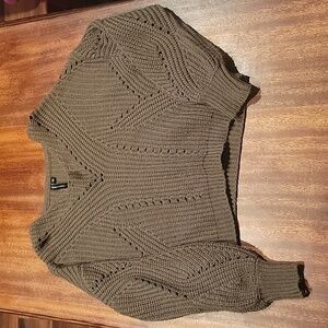 Womens XS- dark green sweater!
